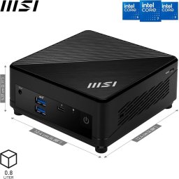 Komputer MSI Cubi 5 1MA-660AT 16GB 500GB SSD i5-120U black W11H (00B0A831-660)