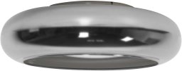 Lampa sufitowa Beliani LED NITH Ze ściemniaczem Szkło Srebrny