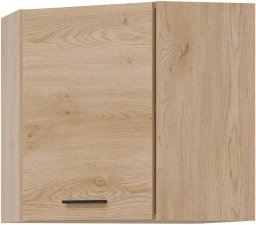 BogFran Szafka górna narożna 60 cm L/P wisząca kuchenna PATI PK09/PF11 Dąb Cremona (BF-PF11 DCT KPL)