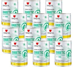 Disugual Karma mokra dla psa Weterynaryjna Diabetic Kurczak (dorosły) 12x400g