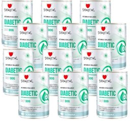 Disugual Karma mokra dla psa Weterynaryjna Diabetic Sola (dorosły) 12x400g