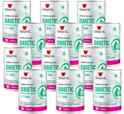 Disugual Karma mokra dla psa Weterynaryjna Diabetic Wieprzowina (dorosły) 12x400g