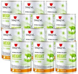 Disugual Karma mokra dla psa Weterynaryjna Weight Indyk (dorosły) 12x400g