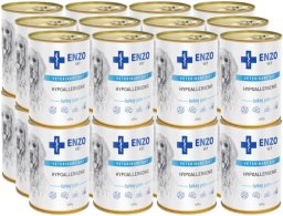 ENZO VET Hypoallergenic dieta z indykiem dla psów 24x400g