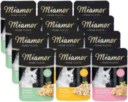 Miamor Delikatne filety - mokra karma dla kota filety Mix Smaków 36x100g