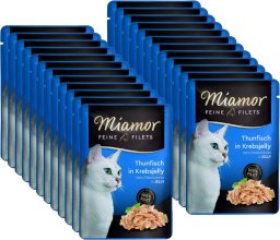 Miamor Delikatne Filety - mokra karma dla kota tuńczyk w galarecie z kraba 24x100g
