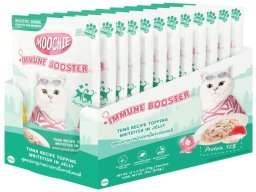 Moochie Immune Booster Tuna Recipe Topping White Fish In Jelly (Wzmacniająca odporność) 12x70g