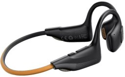Słuchawki Hakii Light II black orange - Bezprzewodowe słuchawki z odtwarzaczem MP3 (6939119046880)