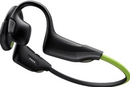 Słuchawki Hakii LIGHT II black green - Bezprzewodowe słuchawki z odtwarzaczem MP3 (6939119048990)