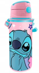 KIDS Bidon aluminiowy butelka z ustnikiem ustnik 600 Ml Lilo I Stitch Disney / St00131 (SB11618)
