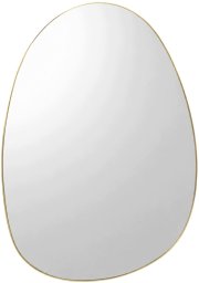 Malys Group Lustro dekoracyjne KALY 75 x 55 cm, asymetryczne, złota rama