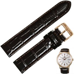 Orient Pasek do zegarka Bambino UDEVNRC 21 mm brązowy