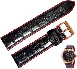Orient Pasek do zegarka Bambino UDEVHRT 22 mm brązowy