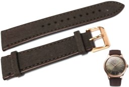 Orient Pasek do zegarka Bambino UL01S012P0 22 mm brązowy zamszowy .