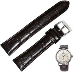 Orient Pasek do zegarka Bambino UL002011J0 21 mm brązowy .