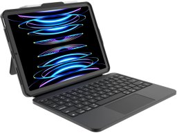 DEQSTER Prime Keyboard 13" iPad Air (M2/M3), QWERTY, układ niemiecki, Space gray (0810116970735)
