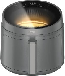 Frytkownica beztłuszczowa Zyle Na gorące powietrze z podwójnym elementem grzewczym, 1800 W (ZY081DUAL)