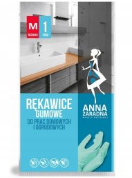 Anna Zaradna Rękawice domowe , rozmiar M, pastelowa zieleń (ST-AZ-046256)