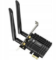 Karta sieciowa EDUP Karta sieciowa PCIe do komputera PC WiFi 7 Bluetooth 5.4 z Intel BE200