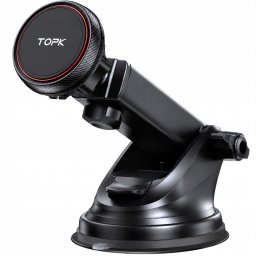 Topk Mocny uchwyt na telefon na kokpit magnes holder do samochodu czarny