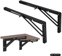 Maclean Uchwyt składany półki ściennej , min 350mm, max 700mm, max 50kg, 2 szt.,MC-196