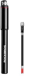 RockBros Mini pompka rowerowa SMART-B 150 PSI do wentyli Presta i Schrader - czarna (5907769390982)