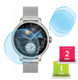 Alogy 3PAK Szkło Hartowane Uniwersalne Na Smartwatch fi 36mm Szkiełko Ochronne 9H (BUND1208)