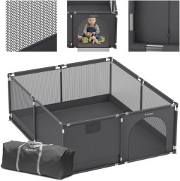 King Kids Kojec dziecięcy Cozy 25 Graphite - 150 cm (TN-COZY 25 GRAPHITE)