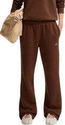 Nike Spodnie damskie Studio Fleece Medium Weigh brązowe IM8078 259 L
