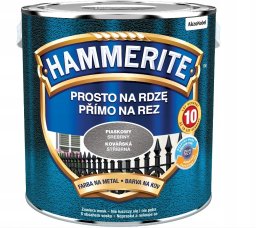 Adhesive Products GmbH Hammerite Prosto Na Rdzę farba do metalu piaskowy srebrny 2,5L