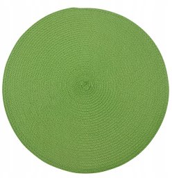 Altom Mata podkładka na stół słomkowa pod talerze zielona 38 cm 1szt