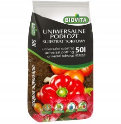 Biovita Substrat torfowy podłoże ogrodnicze 50L