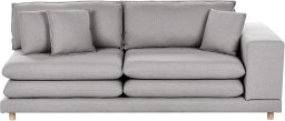 Beliani Sofa 2-osobowa szara HEDEN