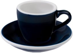 LOVERAMICS Filiżanka Egg do Espresso 80 ml - Denim (4891635806725)