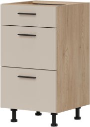 BogFran Szafka dolna z szufladami 45 cm kuchenna stojąca PATI PK33/PF35 Kaszmir (BF-PF35 KASZMIR KPL)