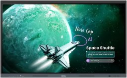 System interaktywny BenQ RE6505E tablica interaktywna 165,1 cm (65") 3840 x 2160 px Ekran dotykowy Czarny USB (9H.FCRTK.DE2)