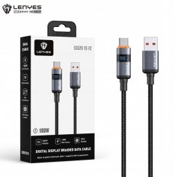Kabel USB Lenyes USB-C 66 W z wyświetlaczem LC529 TC