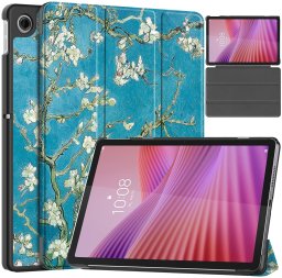 Etui na tablet Strado-Tech Graficzne do Lenovo Tab 10.1 2025 z klapką - ochronne z podstawką
