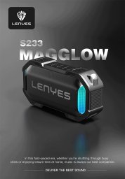 Głośnik Lenyes Bluetooth MAGGLOW z S233