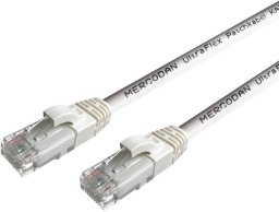 Mercodan Kabel sieciowy RJ-45, Cat.6, U/UTP, LSZH, UltraFlex, biały, 5 m (371239050)
