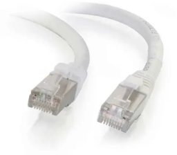 Mercodan Kabel sieciowy RJ-45, Cat.6a, S/FTP, LSZH, biały, 5 m (371919050)