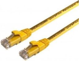 Mercodan Kabel sieciowy RJ-45, Cat.6, U/UTP, LSZH, UltraFlex, żółty, 2 m (371235020)