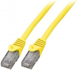 Mercodan Kabel sieciowy RJ-45, Cat.6, U/UTP, LSZH, CCA, żółty, 5 m (371225050)