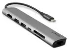 HUB USB Epico Multimedia 7in1 USB-C gwiezdna szarość (9915112100071)