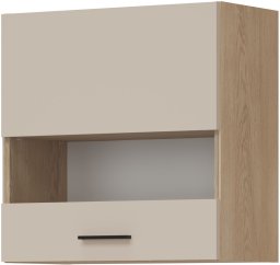BogFran Szafka górna z witryną 60 cm L/P wisząca kuchenna PATI PK05/PF34 Kaszmir (BF-PF34 KASZMIR KPL)