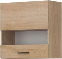 BogFran Szafka górna z witryną 60 cm LP wisząca kuchenna PATI PK05/PF34 Dąb Cremona (BF-PF34 DCT KPL)