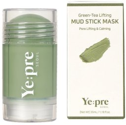 Yepre Green-Tea Mud Liftingująca maska glinkowa w sztyfcie 40g
