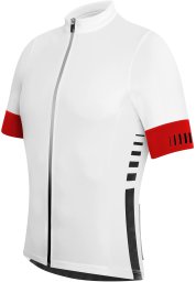 Huub Koszulka rowerowa zeroRH+ Infinity FZ white-red - M (ECU0246)