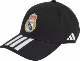 Adidas Czapka z daszkiem Real Madrid czarno-biała KQ9575 dorośli M/L