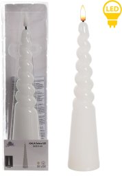 Mondex IDALIA ŚWIECA LED 5X25CM STOŻEK